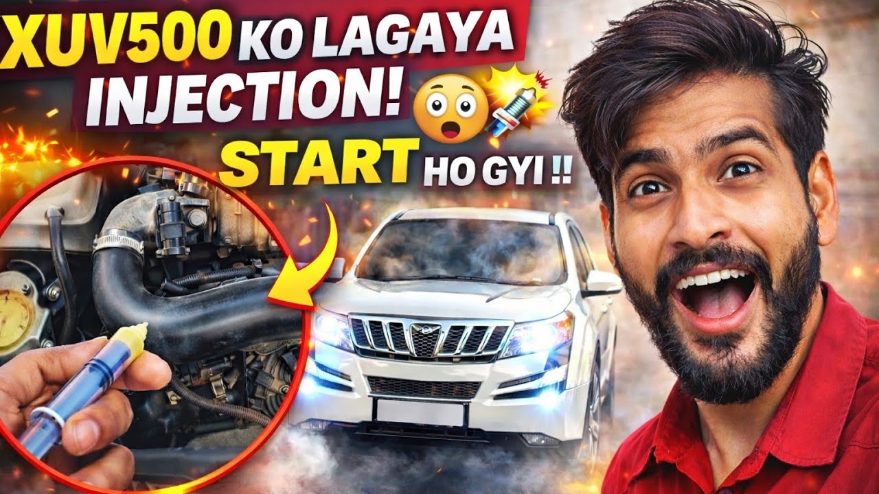XUV500 Ko Lagaya Injection 😱 | Ek Baar Me Start Ho Gyi!Dead XUV500 Ko Injection Se Zinda Kiya 🔥