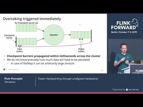 Faster checkpointing through unaligned checkpoints - Piotr Nowojski