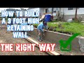 How to Build A Retaining Wall Start to Finish San Francisco Bay Area ... All Access 510-701-4400