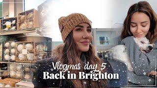 Family Time! Back in Brighton, Reunited with our Dog,  Vlogmas 5 | Tamara Kalinic