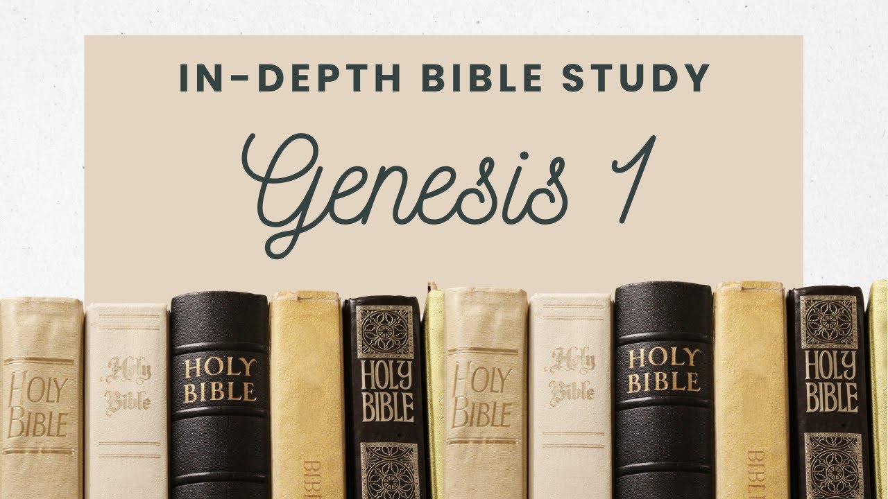 Genesis 1 | The Creation of the World | Bible Study - YouTube