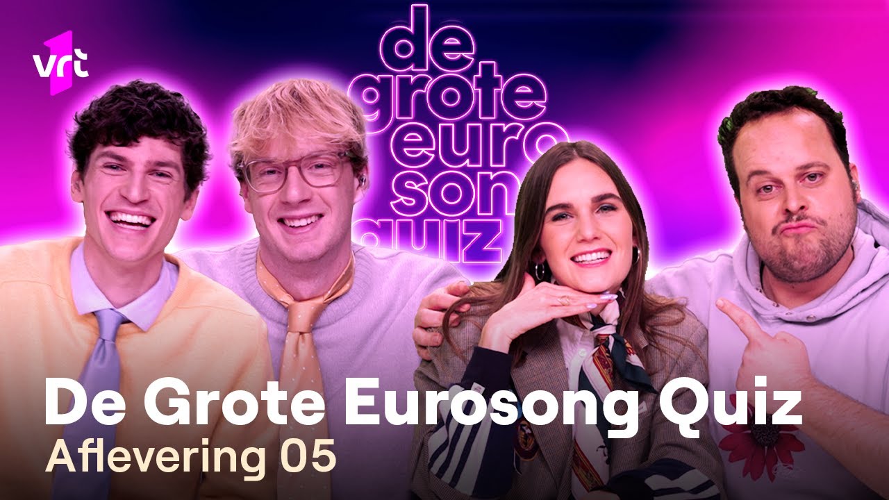 Timon en Lenn vs. Sander en Le Manou (1ste halve finale) I De Grote Eurosong Quiz