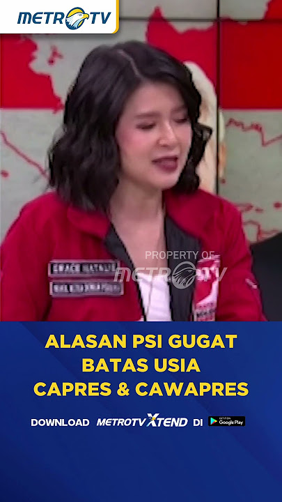 Alasan PSI Gugat Batas Usia Capres & Cawapres #shorts