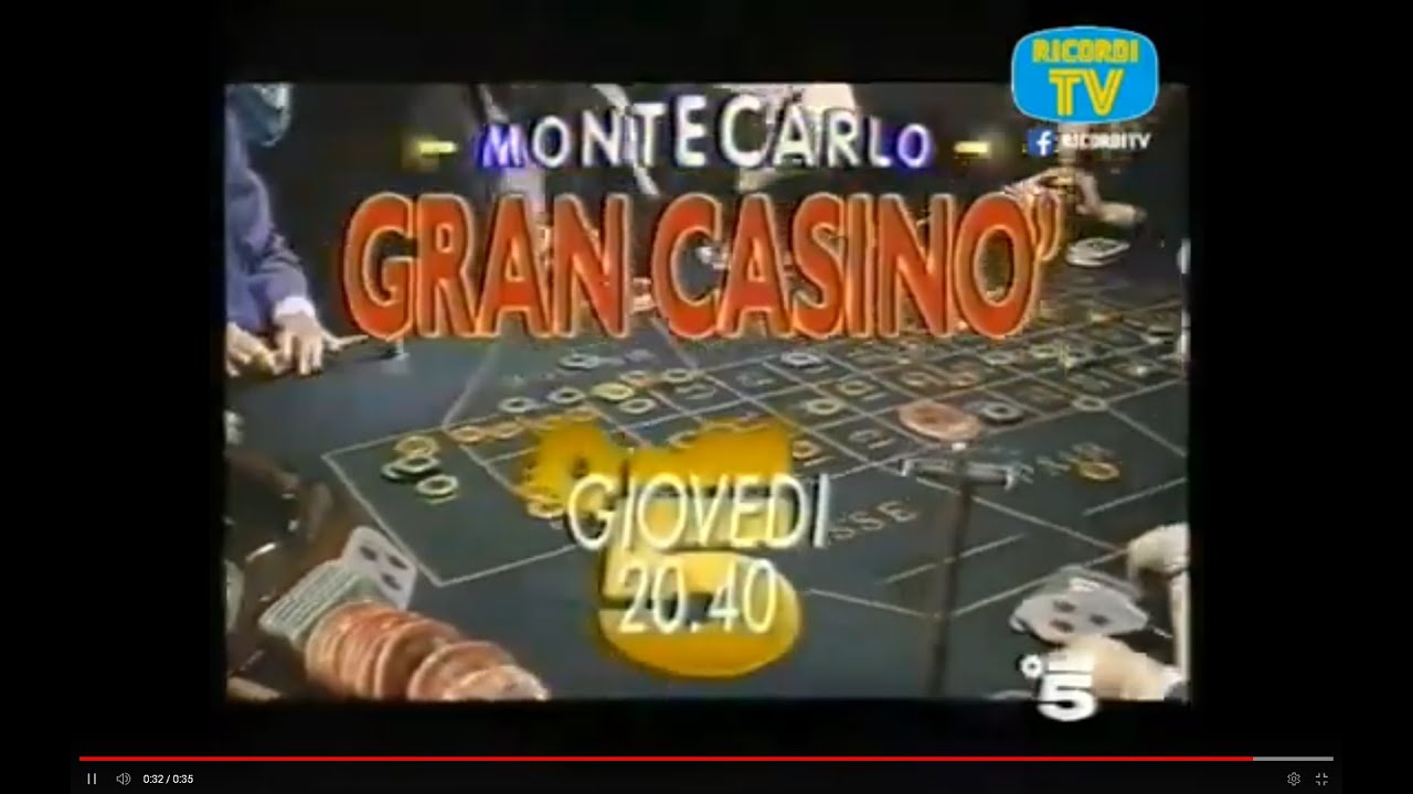 Promo Film Montecarlo Gran Casinò Canale5 1990 - YouTube