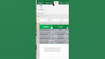 Como criar um formulário no Excel