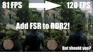Add FSR to RDR2! Lossless Scaling tested VS Internal Resolution Scaling | RX 6800 XT 4K