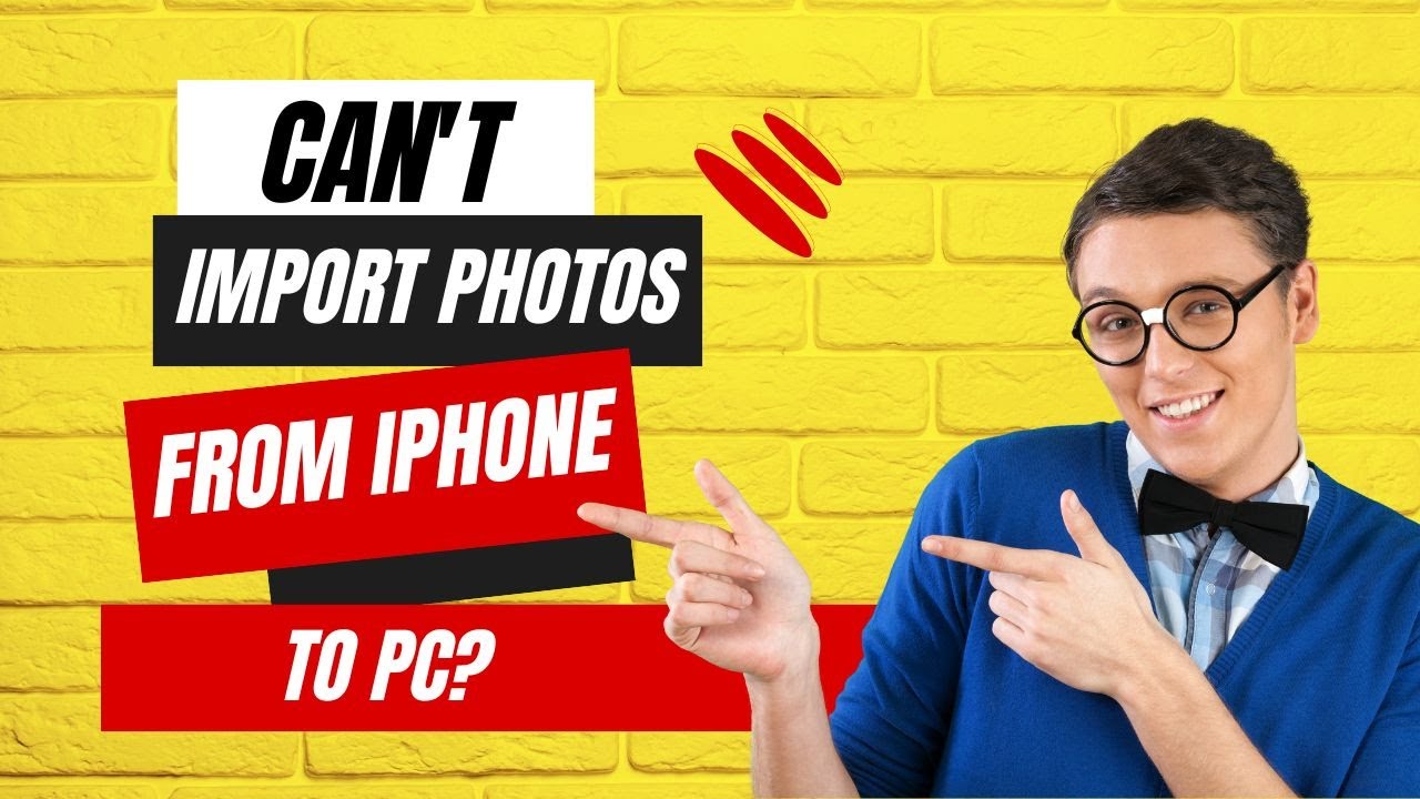 Can't Import Photos From iPhone To PC? - YouTube