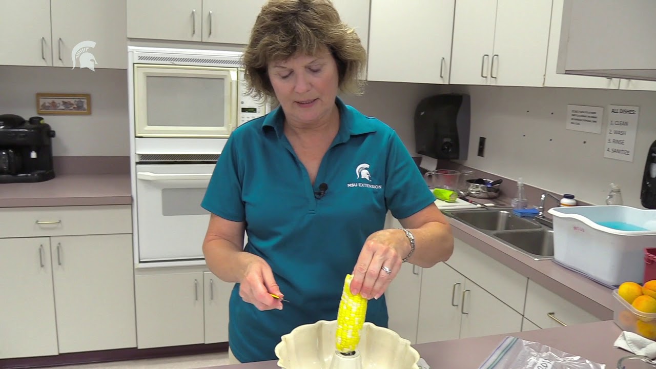 Tips when freezing Michigan sweet corn