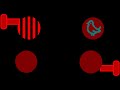 CVI 뇌성(피질)시각장애 CVI LEA GRATING: 2-1-1(5)RED/BLACK