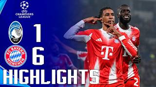Atalanta Vs Bayern München 1-6 Highlights Uefa Champions League 2526