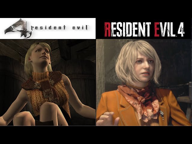 Resident Evil 4 Original VS. Remake Comparison - Meeting Ashley 