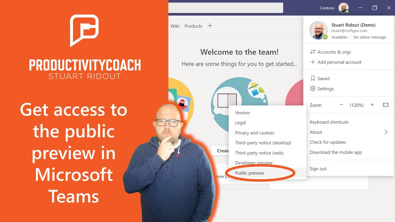Get Access to Preview Features in Microsoft Teams