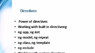 AngularJs Training  in Pune  Course Content Advanto Software