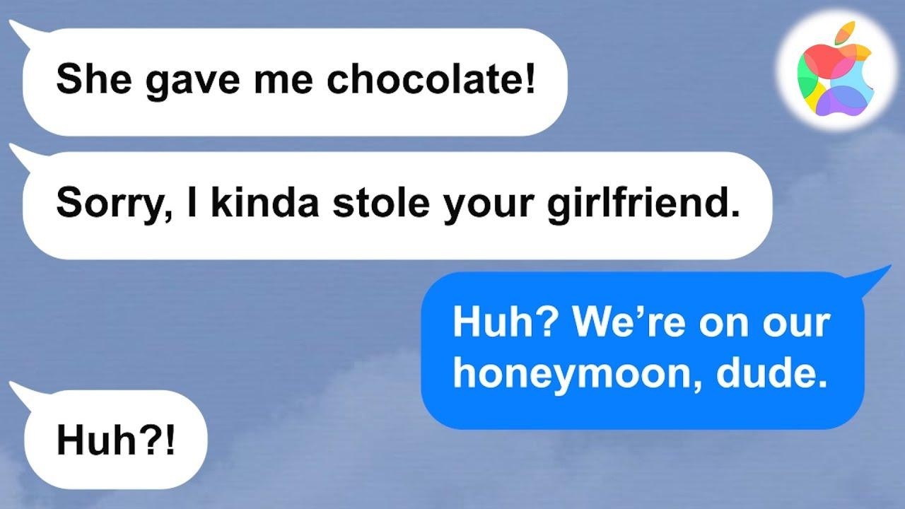 【Apple】Idiot coworker thinks he is stealing my wife from me because he got a valentine from her!