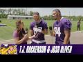 T.J. Hockenson & Josh Oliver Talk Playing Together, Goals for Offseason, Working with Coaching Staff