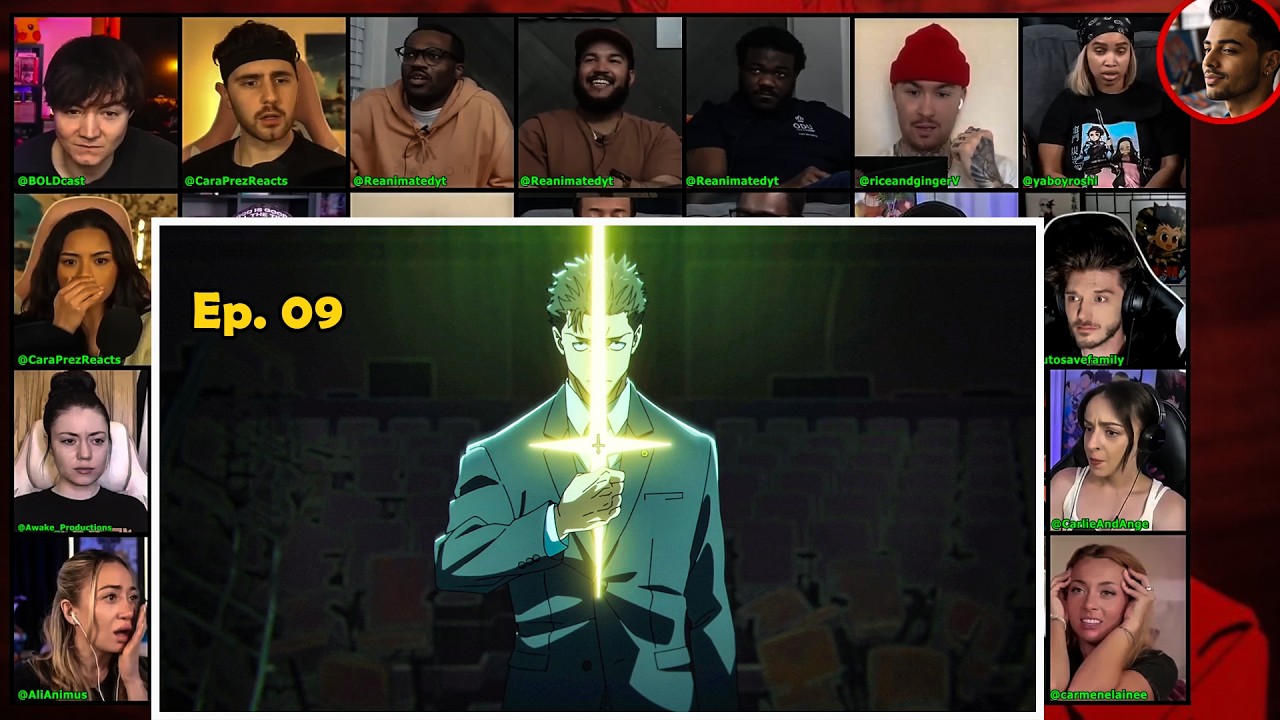 🔥22 People🔥 FIRST TIME Watching Jujutsu Kaisen Season 3 Episode 9! | Reaction Mashup.