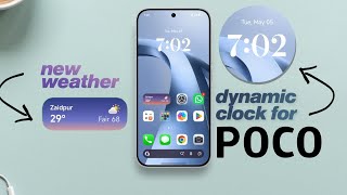 Get New Weather & Dynamic Clock Widgets in POCO  screenshot 1