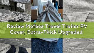 Review Mofeez Travel Trailer RV Cover, Extra-Thick Upgraded 7 Layers for Camper Cover 24'-27' Windpr