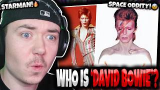 I HAVE NO IDEA WHO DAVID BOWIE IS... | First Time Hearing David Bowie - Starman & Space Oddity!