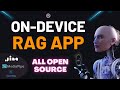 Build an ondevice rag app using open source ai stack