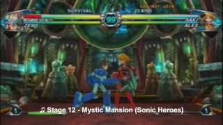 (Part 5) Tatsunoko VS. Capcom (w/ Custom Music) - Survival Mode [Wins 25-29] - PEMNAS Playthrough