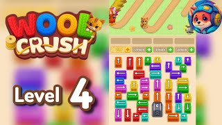 Wool Crush: Bus Knit Away Jam — Level 4 Relaxing Gameplay 🧶✨  screenshot 2