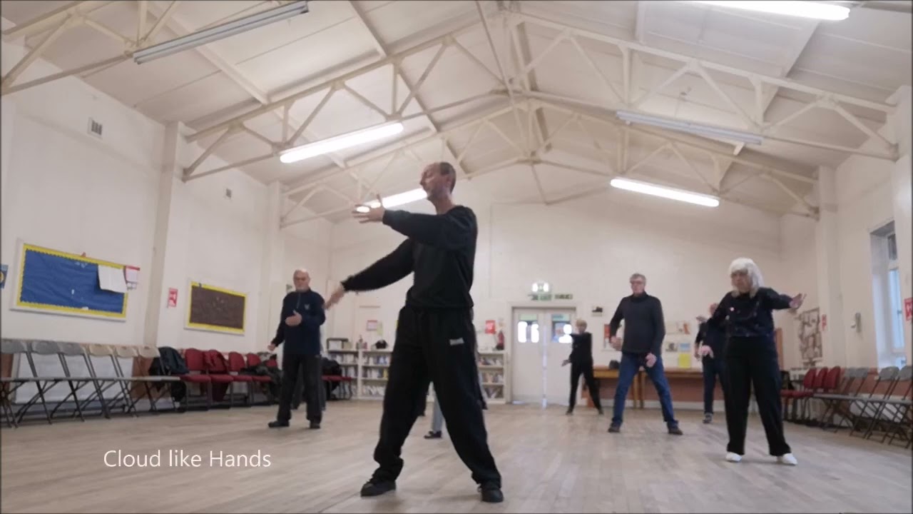 Tai Chi Qigong Shibashi Set 1 18 Exercises by Sifu Paul Nathan with Students...