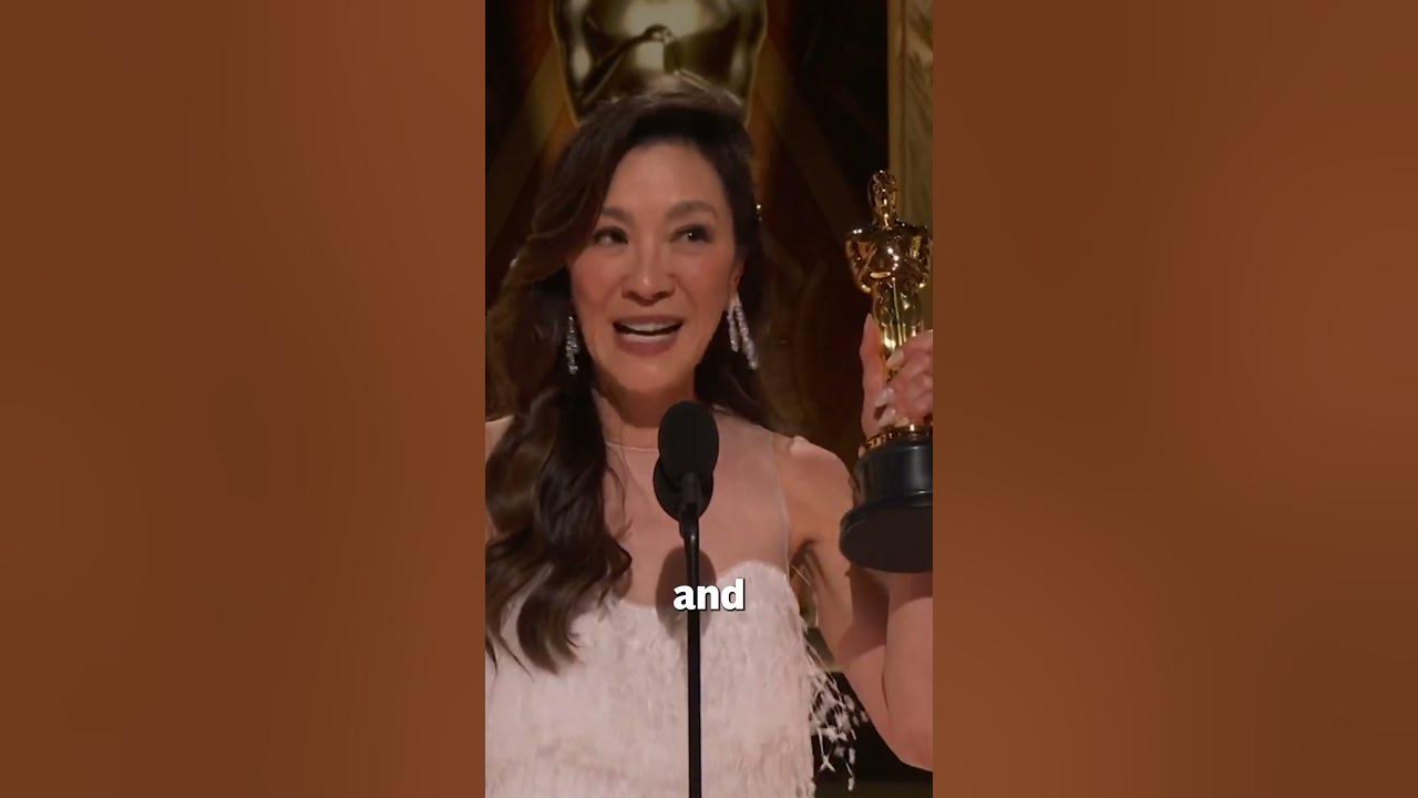 Michelle Yeoh’s emotional speech at the Oscars