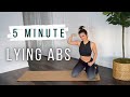 5 minute lying abs workout ashley gaita