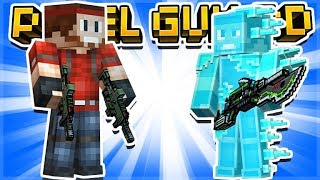 FINDING NEW SECRET LOCATIONS IN THE BATTLE ROYALE GAME-MODE | Pixel Gun 3D