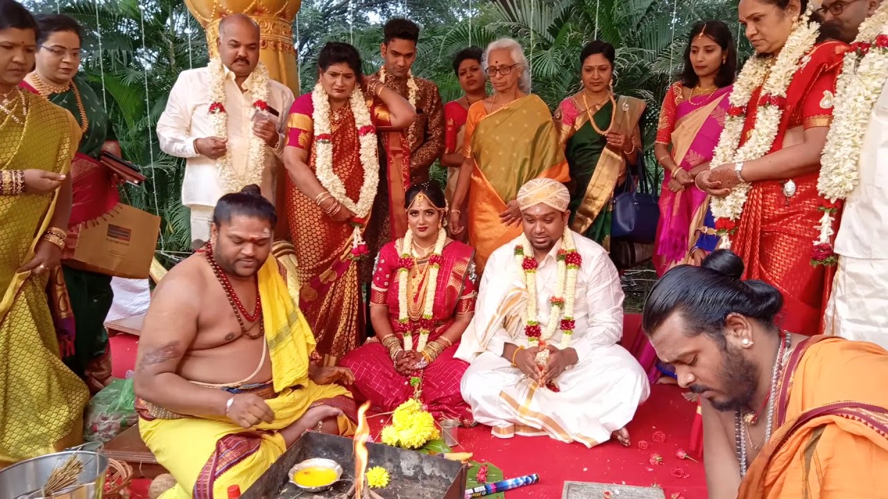 Homam Commencement vishali Harsha marriage