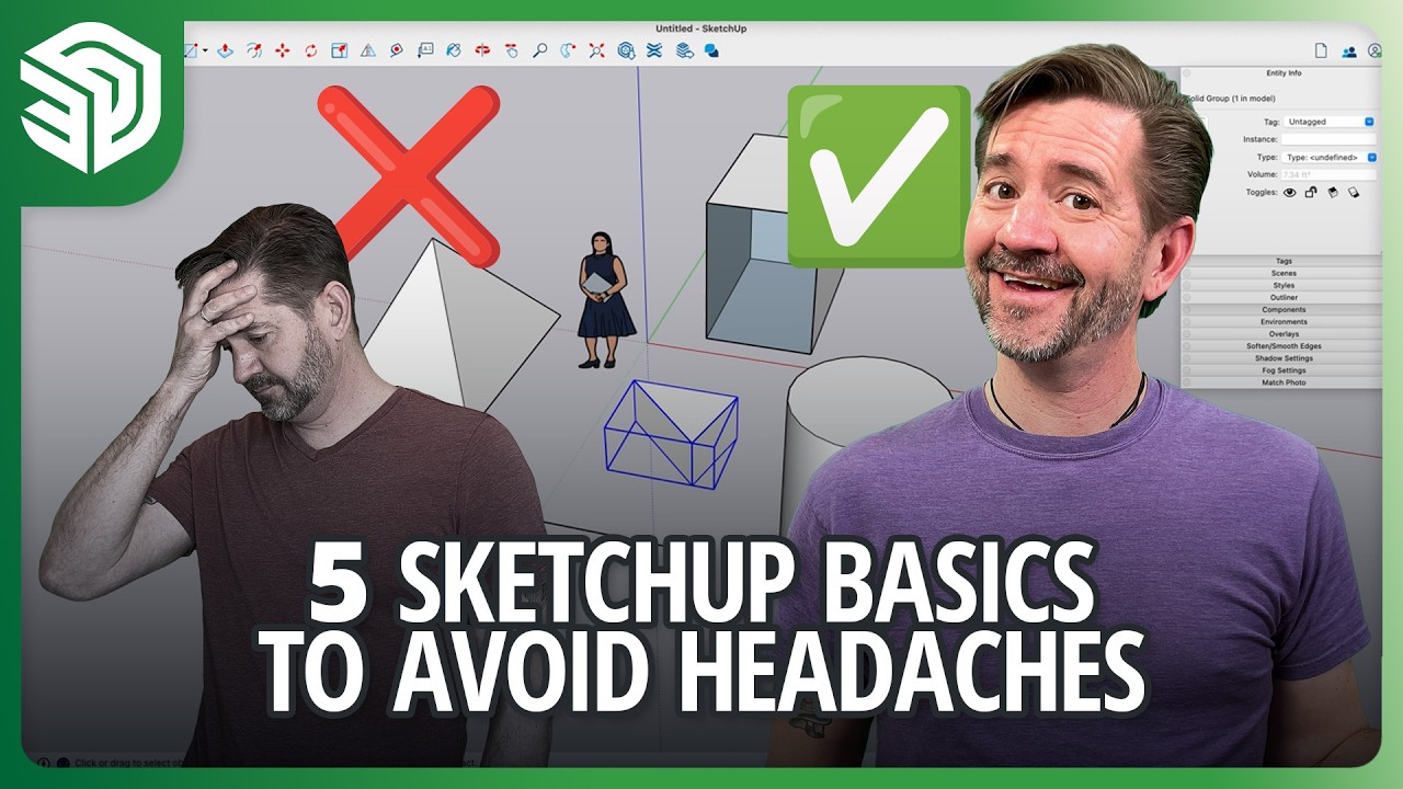 Лучшие советы по созданию прочной основы 💪 #sketchup