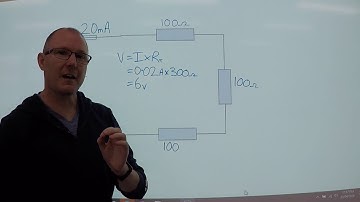 How to calculate voltage in a series circuit