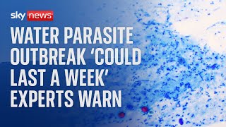 Water parasite outbreak 'could last a week' expert warns