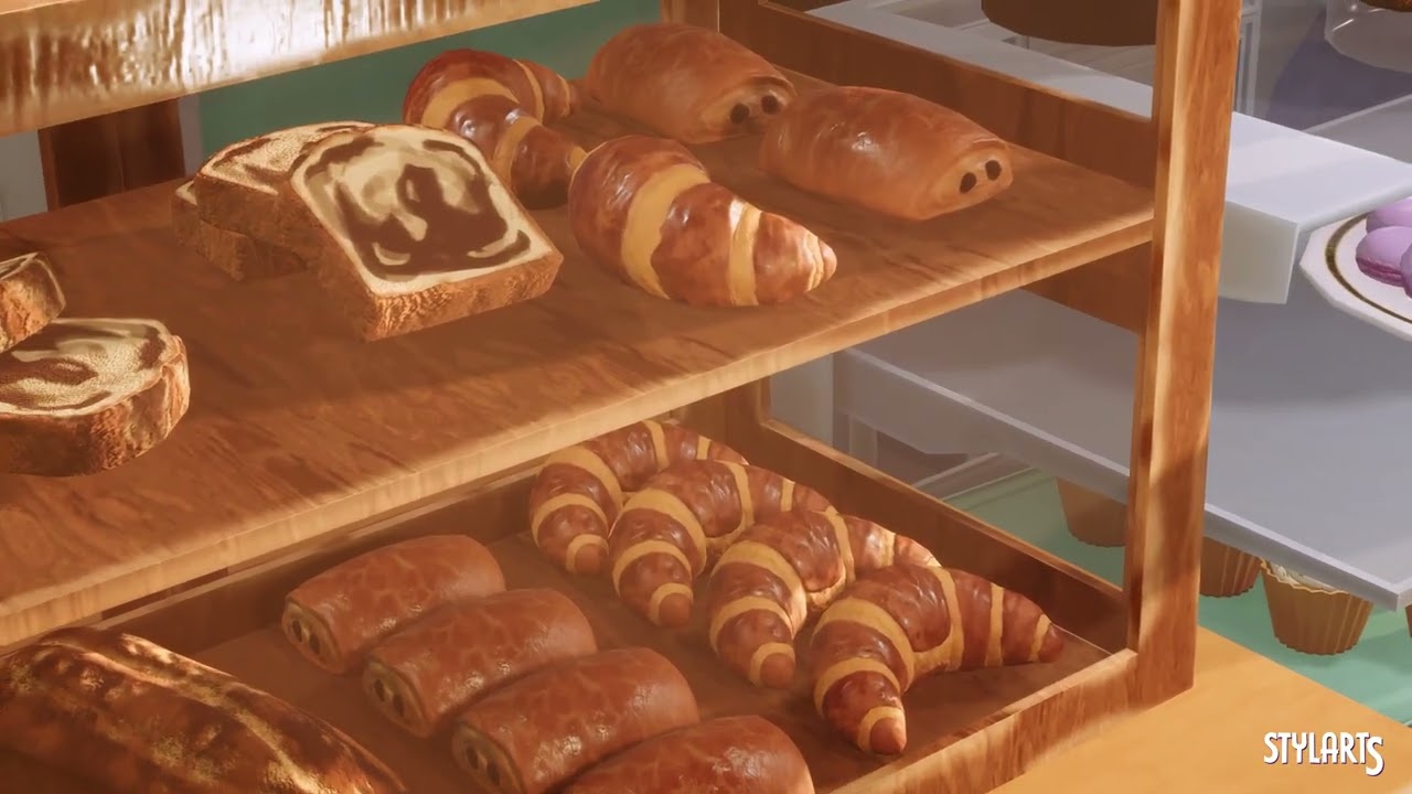 Stylized Cafe ( Interior ), video preview 2