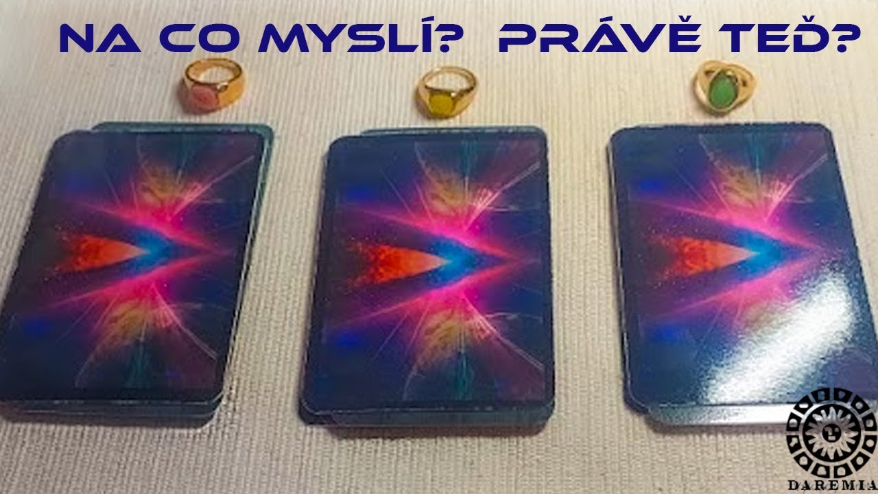 NA CO MYSLÍ?  PRÁVĚ TEĎ. #tarot  #vykladkariet #vykladkaret