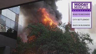First Baptist Dallas continues recovery after devastating fire