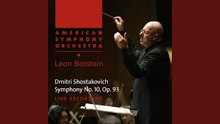 Symphony No. 10 in E Minor, Op. 93: I. Moderato (Live)