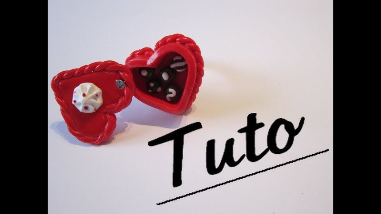 Tuto Fimo - La boîte de chocolat - YouTube