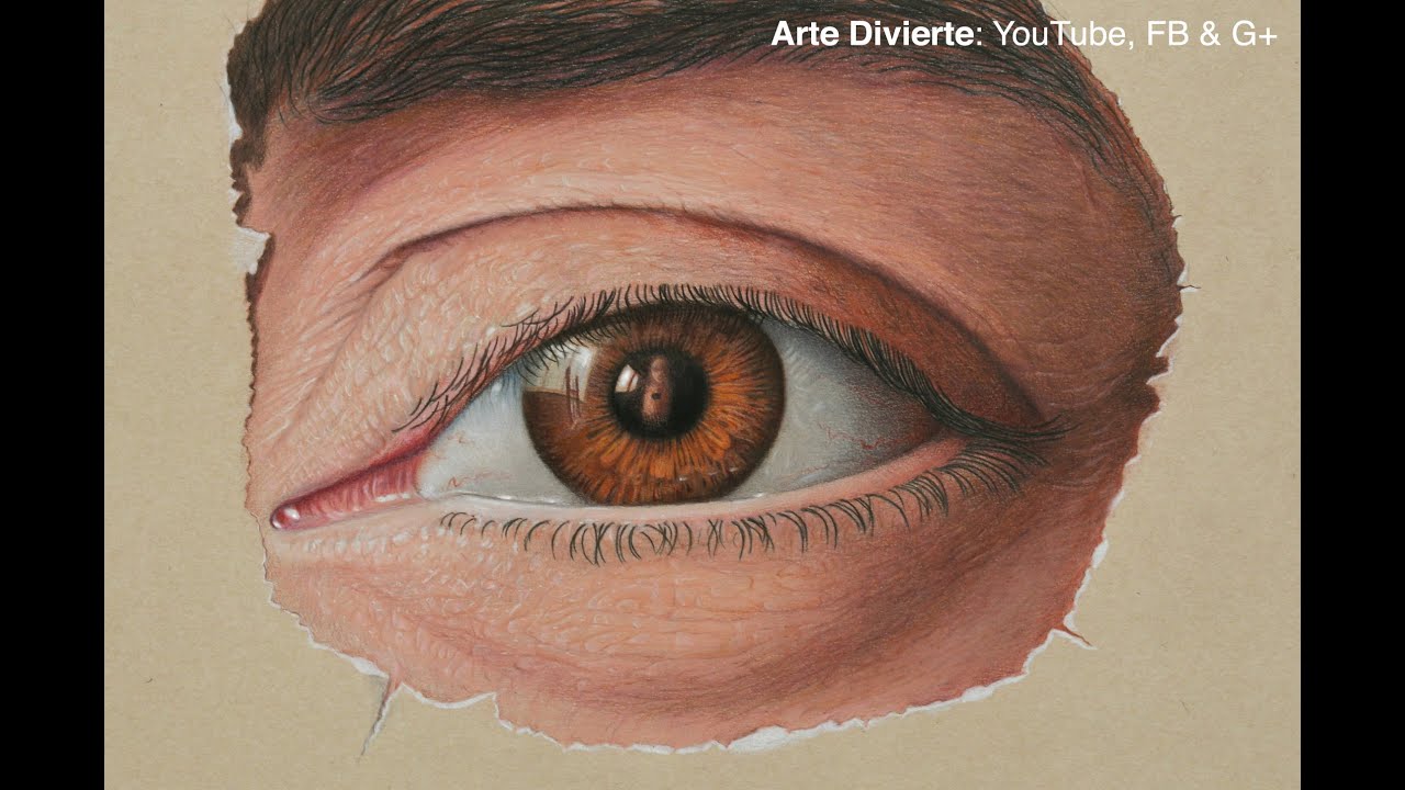 Cómo dibujar el ojo de Marcello Barenghi - Ojo realista