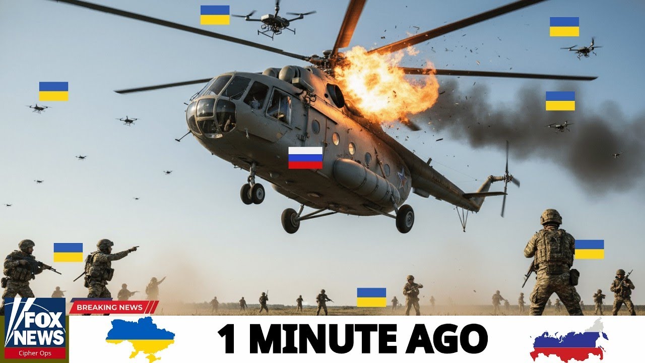 Ukraine Drones Hit Russian Mi 8 Helicopter — Then THIS Happened…! 