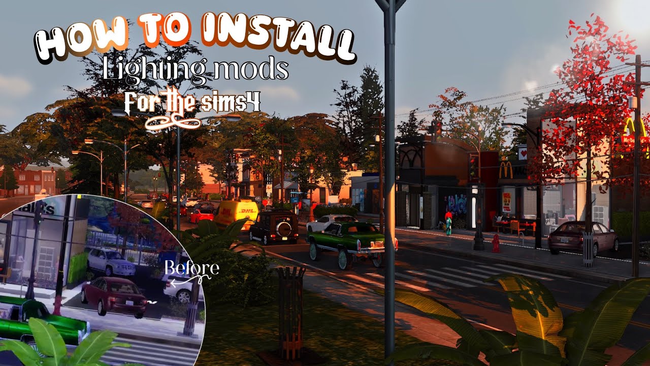HOW TO INSTALL LIGHTING MODS IN THE SIMS4 | The Sims 4 - YouTube