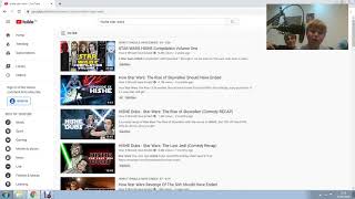 hishe dubs star wars the force awakens reaction video lazerbeam luke and daddy