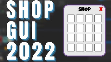 [2022] How to make SHOP GUI with animations in ROBLOX STUDIO