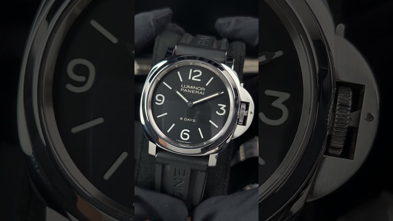 PANERAI LUMINOR BASE 8 DAYS 44MM BLACK DIAL PAM 560 (2018)