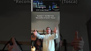 Puccini High Notes in the Spectrogram