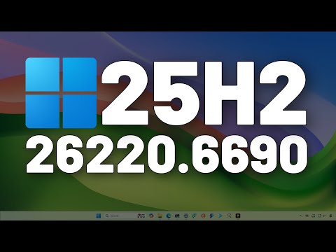 Windows 11 25H2: NEW Live Wallpapers, Taskbar Share with Copilot – Build 26220.6690 (KB5065786)