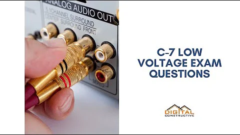 C-7 License - Sample Exam Questions - Low Voltage Electrical Contractor Exam in California! - CSLB