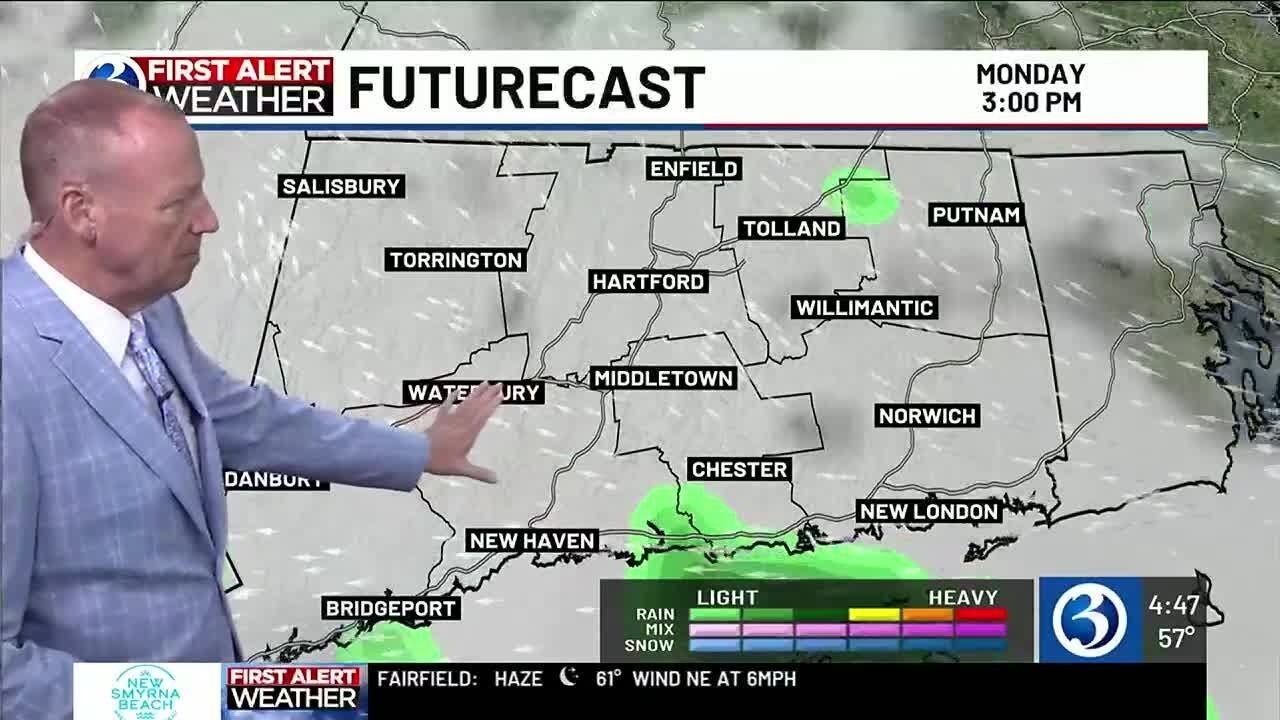 FORECAST: A cloudy start to the work week with moderating temps each ...