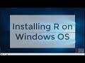 Download and Install R and RStudio on a PC with Windows OS